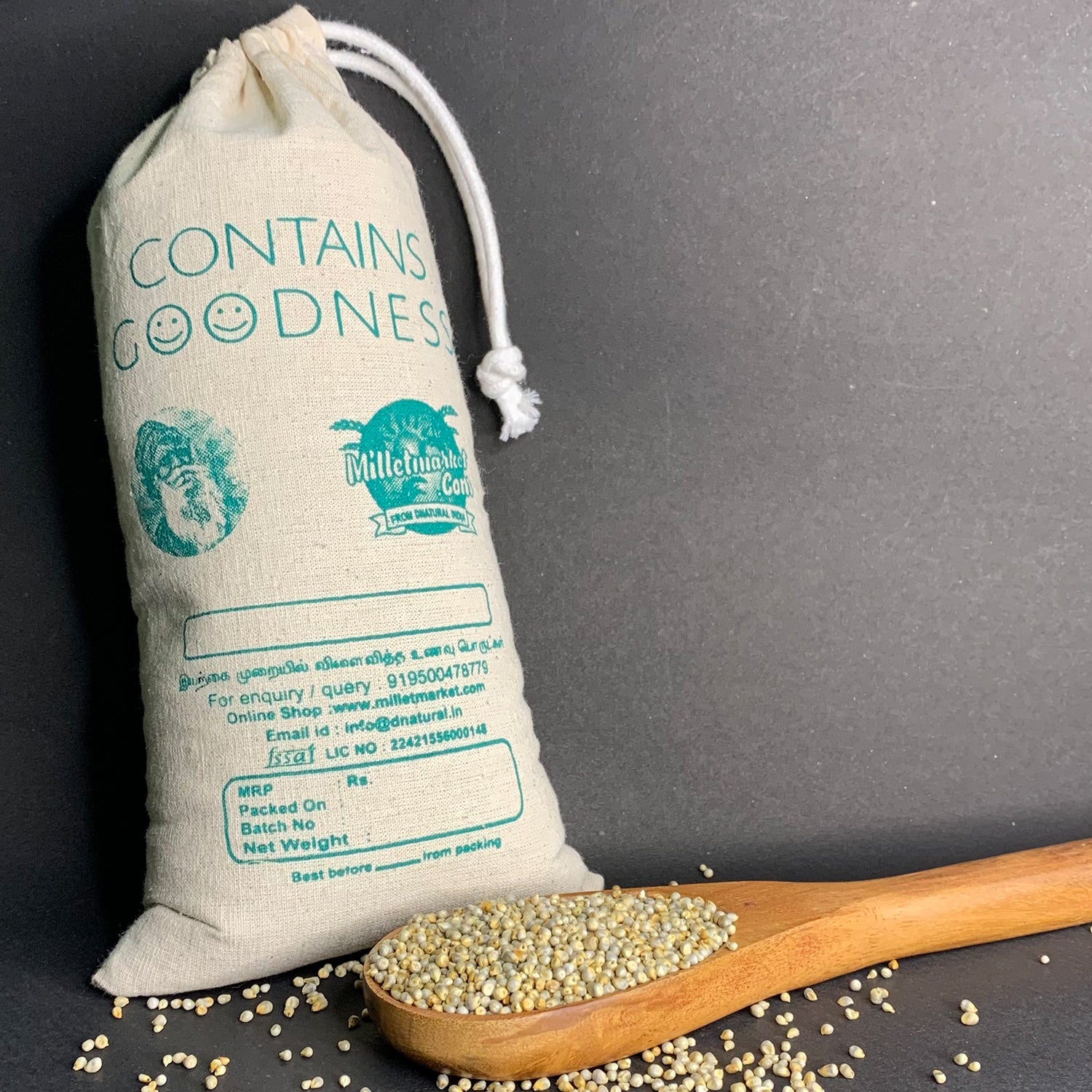 Gundu - Kambu (Pearl Millet) (Bajra) (Kambam) (Sajjalu) (Sajje)