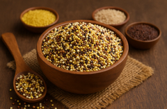 🌾 Five Days, Five Millet Flakes: A Healthy Breakfast Plan for Kids and Families