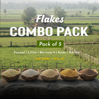 Foxtail, Little, Kodo, Banyard, Barley - Flakes