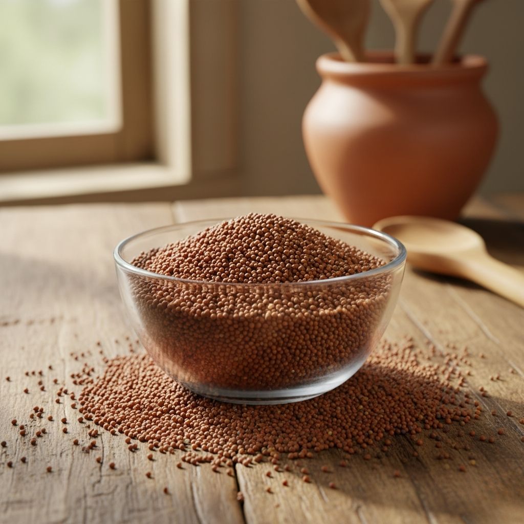 Ragi (Finger Millet) (Nachni) (Panji pullu) (Ragula) (Ragi)